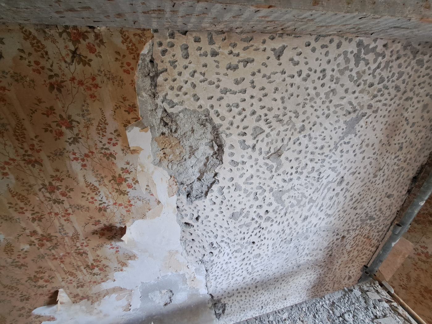 Application d'un enduit de finition minéral sur bâti ancien à Arbin — photo 3