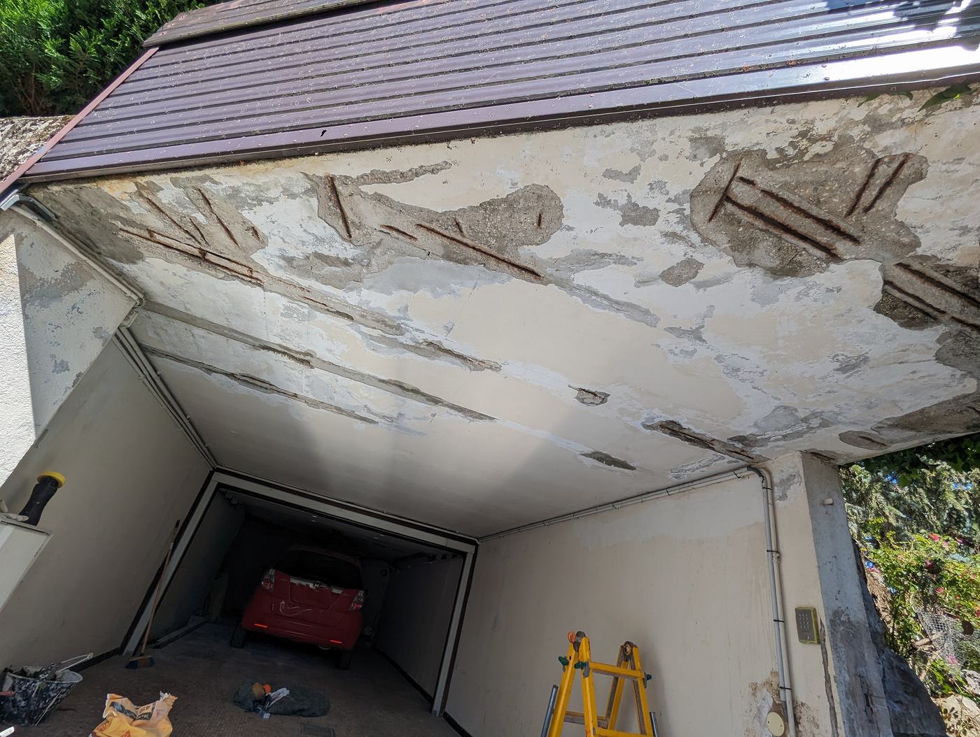 Réparation de maçonneries soufflées et rénovation en peinture D2 à Chambéry — photo 3