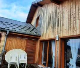 Façade avant réfection à Chamoux-sur-Gelon
