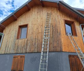 Préparation des supports avant réfection de façade à Chamoux-sur-Gelon