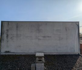 Façade encrassée avant ravalement à Chambéry